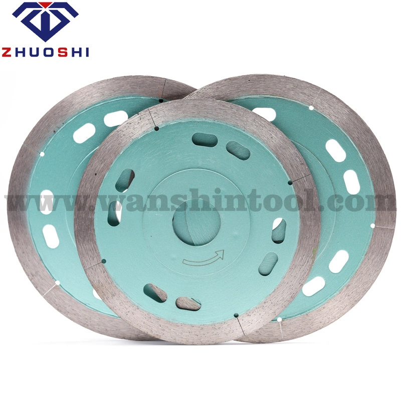 Diamond Tool Wet Cutting Disc Thin Turbo Segment Hand Cutter Diamond Saw Blade for Ceramic Porcelain