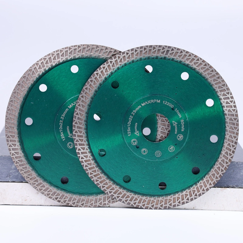 Diamond Tools Thin Turbo Cutting Tool Segment Circular Saw Discs Tile Saw Blade for Ceramic Granite Stone Porcelain Marble