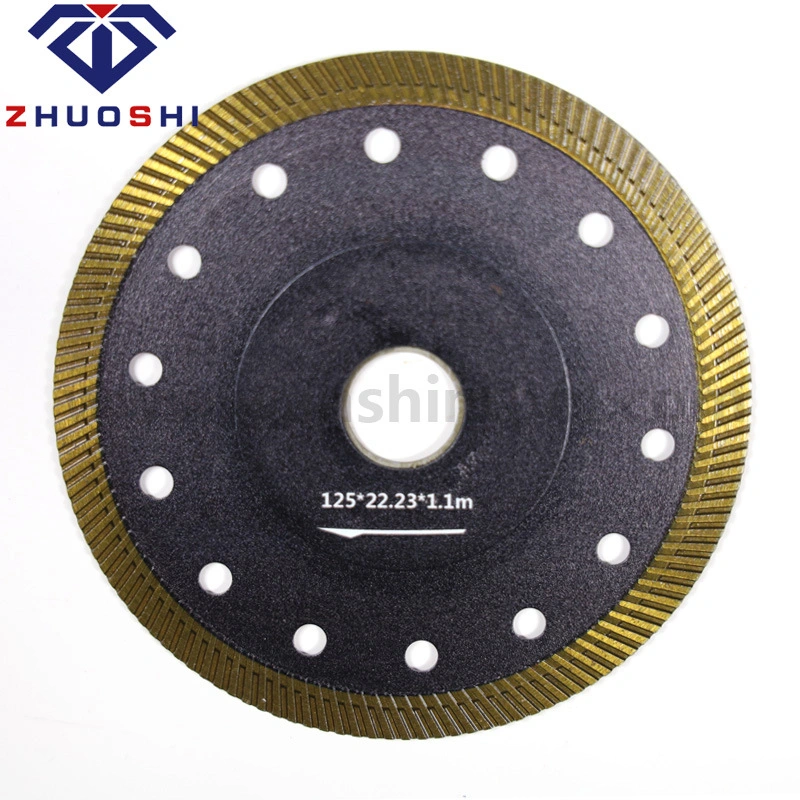 Diamond Cutting Tool Disc Wheel Circular Thin Turbo Tile Laser Welded Cutter HSS Diamond Segmented Saw Blade for Neolith Dekton Marble Hand Tool for Granite